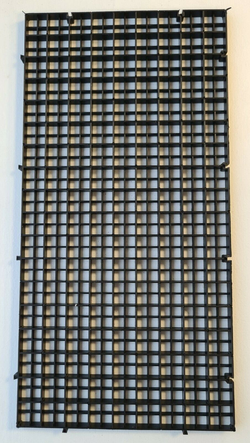 Egg Crate 30cm x 15cm Aquarium Fish Tank Coral White or Black