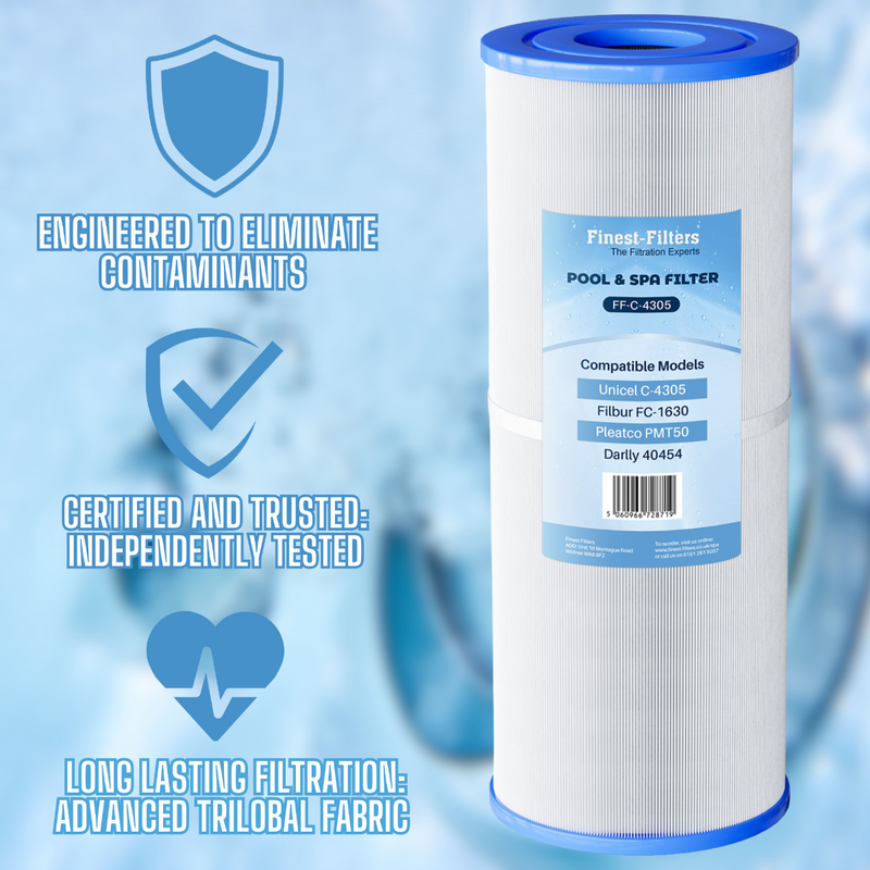 Spa Filter Cartridge For Pleatco PMT50 / Unicel C-4305