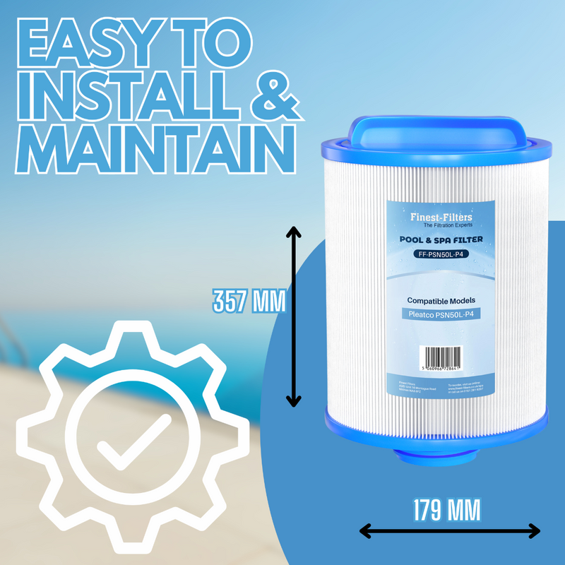 Spa Filter Cartridge For Pleatco PSN50L-P4