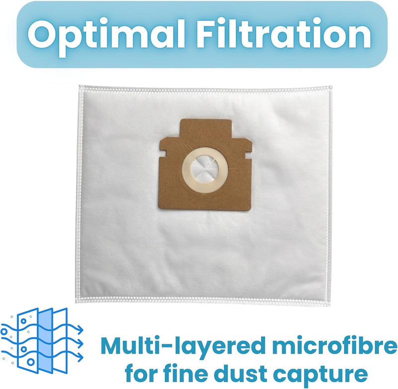 Finest-Filters Compatible Vacuum Cleaner Dust Bags for Hoover H90 (5/10pk)