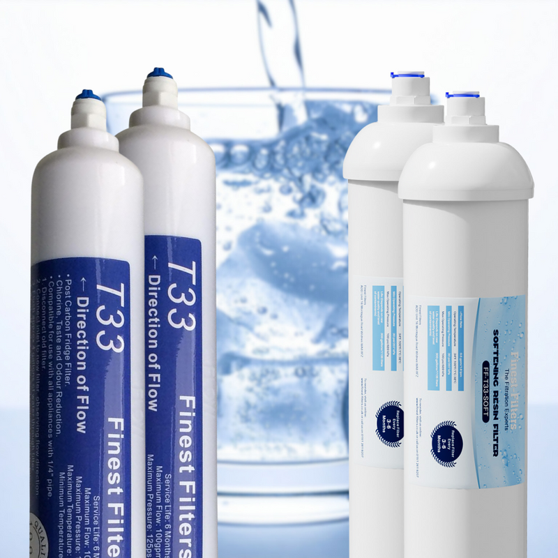 T33 Water Softening and Filter Cartridge Bundle - Solution for Hard Water Areas