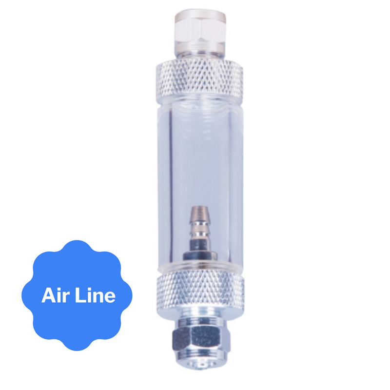 2 in 1 Metal Bubble Counter & Check Valve