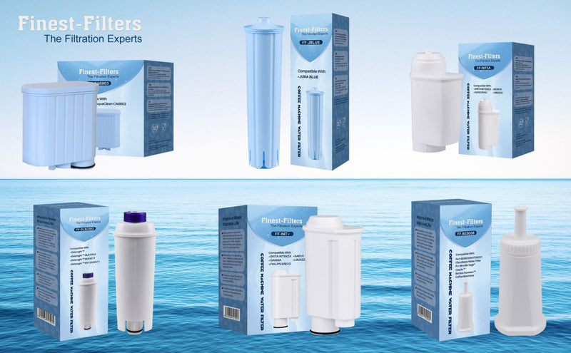 DeLonghi DLSC002 Compatible Water Filter For Coffee Machines (4 Pack)