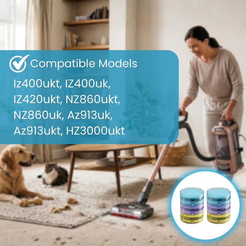 Finest-Filters Compatible Anti-Odour Replacement Cartridges for Shark