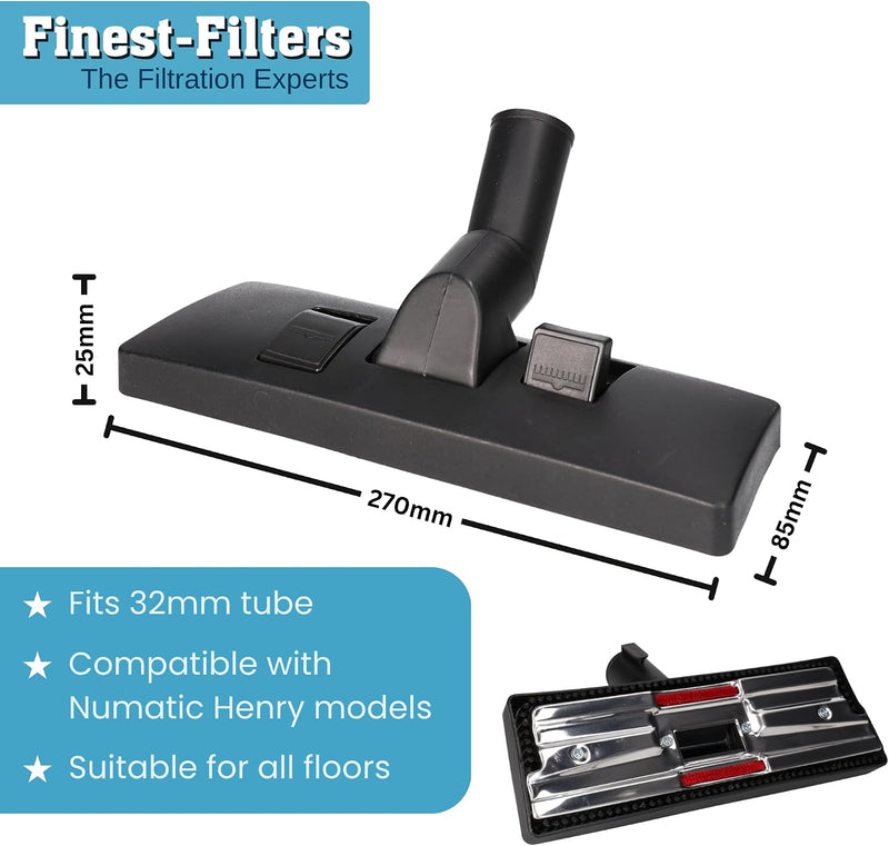 Finest-Filters Compatible Extra Wide 300mm Floor Brush Tool