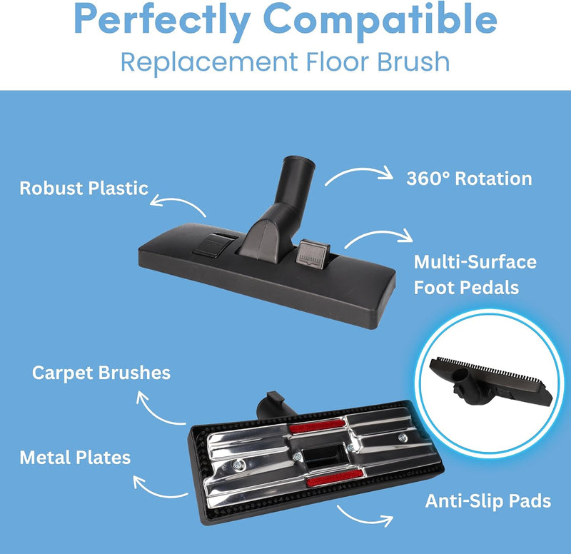 Finest-Filters Compatible Extra Wide 300mm Floor Brush Tool