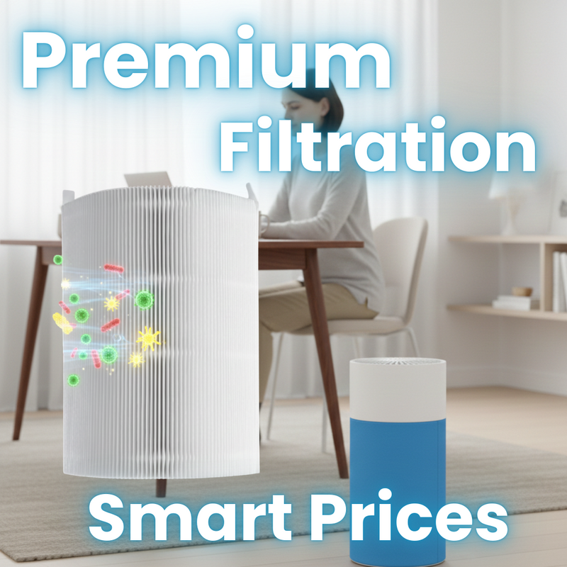 Replacement Air Purifier Filters Compatible for Blueair Blue Pure 411 & more