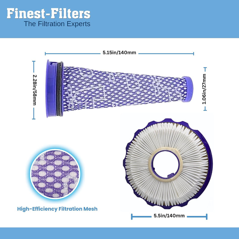 Finest-Filters Compatible Filter Set for Dyson DC50