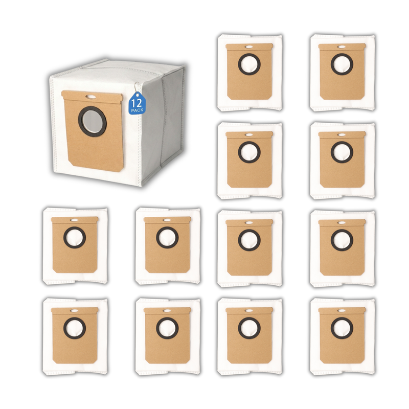 Finest-Filters Dust Bags Compatible with Eufy Clean L50 (12pk)