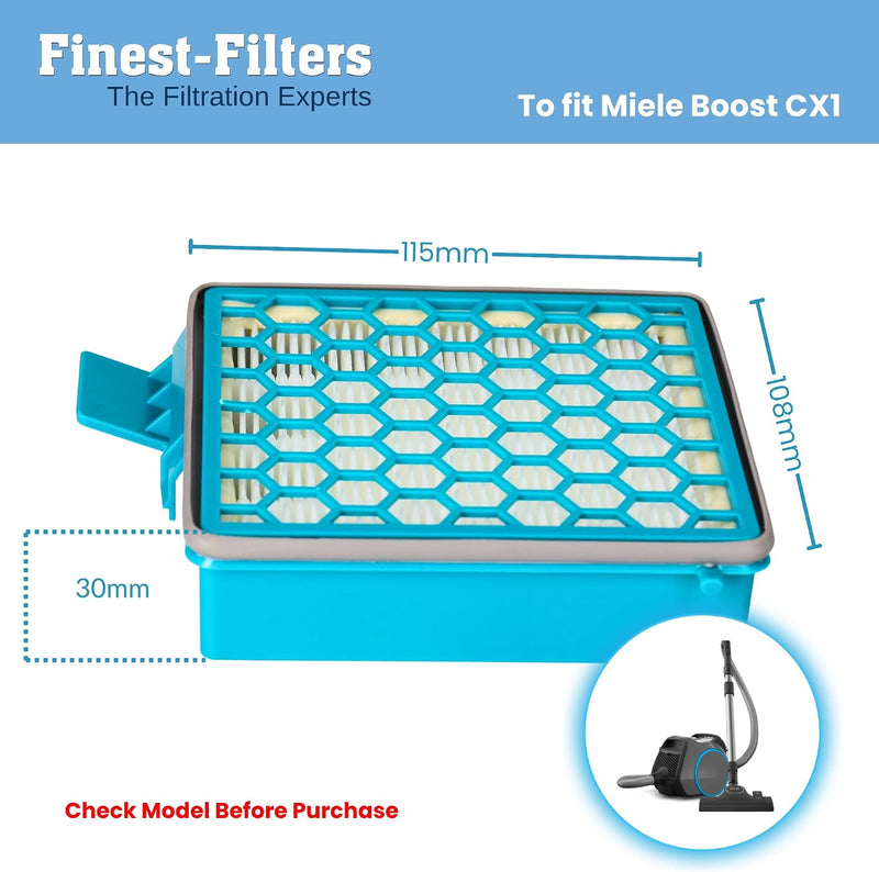 Finest-Filters HEPA Filter Compatible with Miele Boost CX1