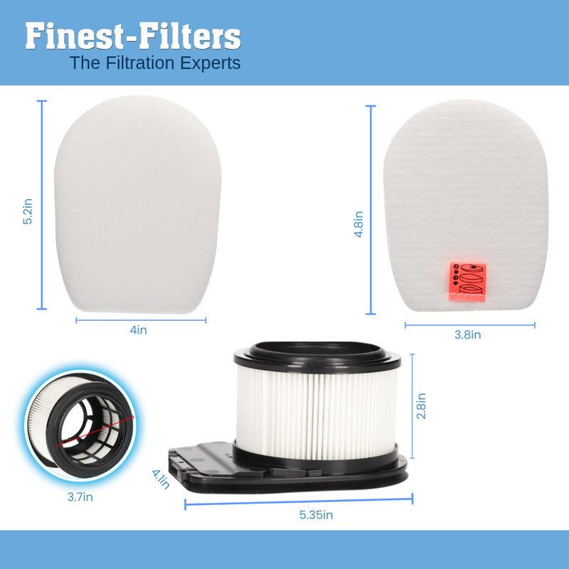 Replacement Filter Set (Finest-Filters) Compatible with Shark IZ300