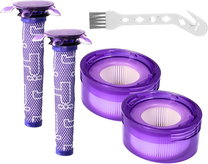 Finest-Filters Filter Set Compatible with Upgraded Dyson V8