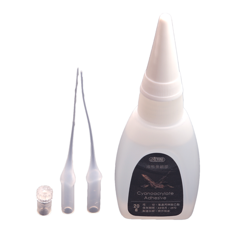 Ista Cyanoacrylate Adhesive Aquatic Glue (20g) with Glue Extenders