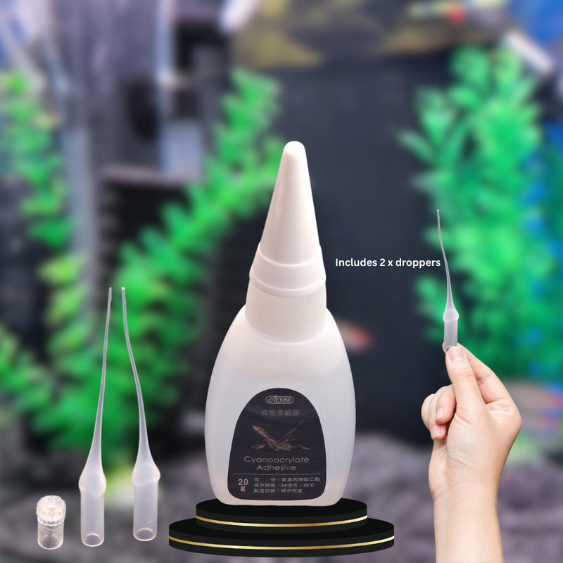 Ista Cyanoacrylate Adhesive Aquatic Glue (20g) with Glue Extenders