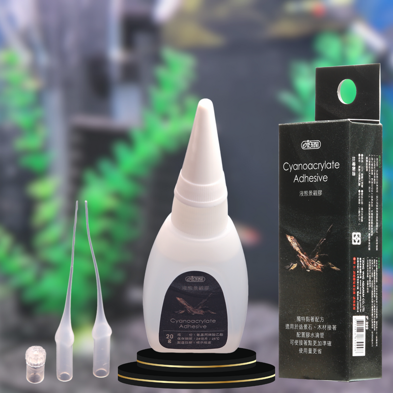 Ista Cyanoacrylate Adhesive Aquatic Glue (20g) with Glue Extenders