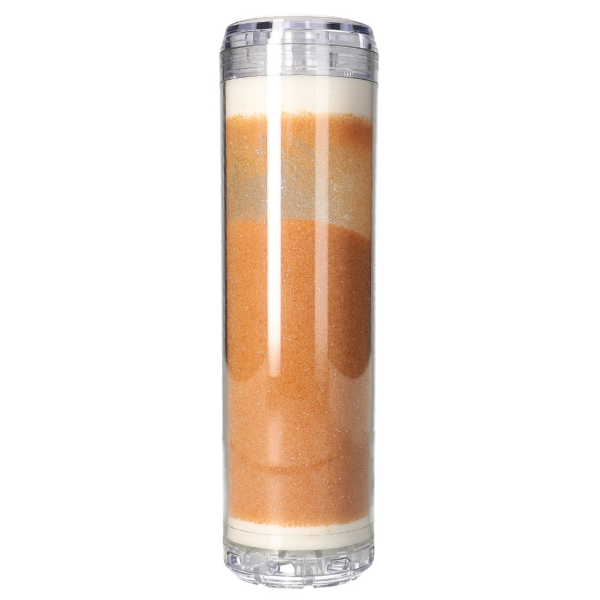 Plastic Resin Holder FILLED with DI Resin
