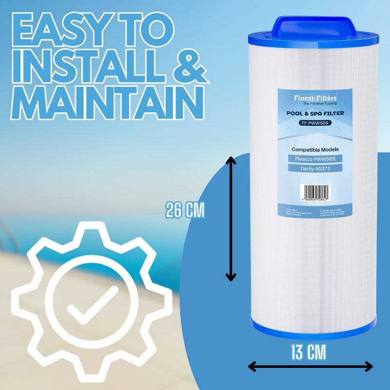 Spa Filter Cartridge For Pleatco PWW50S, Darlly 40732 and more - FF-PWW50S