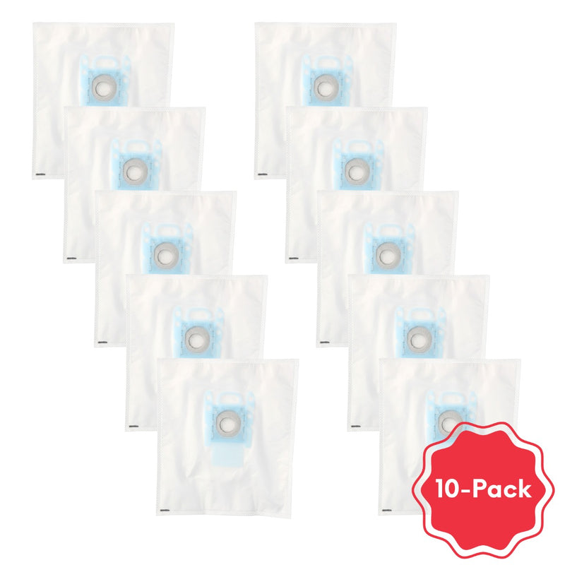 Pack of 10 Compatible Vacuum Bags for Bosch Type G