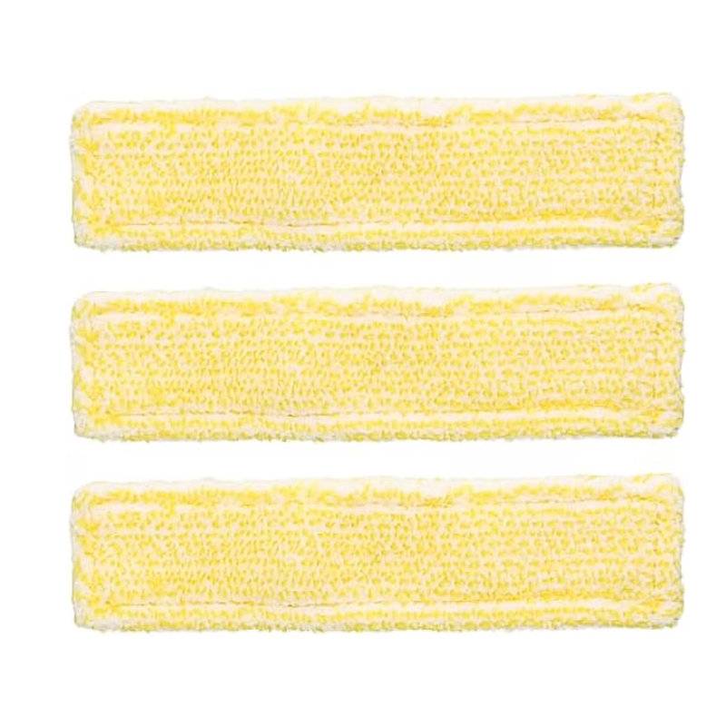 Finest-Filters 3pk Microfibre Cloth Pads Compatible with Kärcher