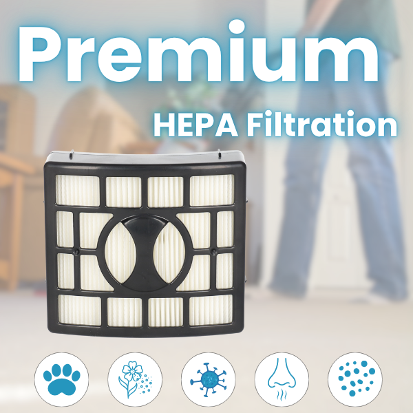 HEPA Vacuum Filter Compatible with Shark Rotator and DuoClean Models (HXF680)