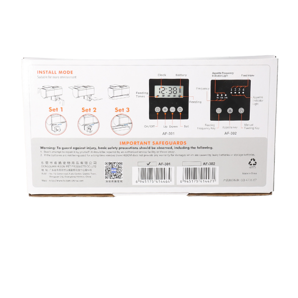 Hidom Automatic Fish Food Feeder Dispenser - AF301