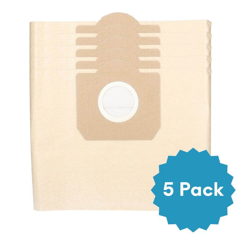5-pack Replacement Vacuum Filter Bags Compatible with Karcher WD3