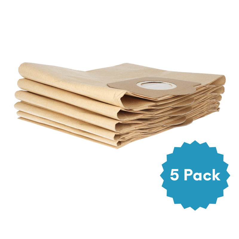 5-pack Replacement Vacuum Filter Bags Compatible with Karcher WD3