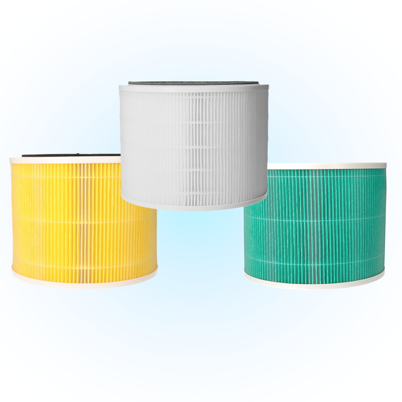 Replacement Air Purifier Filter Compatible with Levoit 300S Series (White/Yellow/Blue | 1 or 2 Pack)