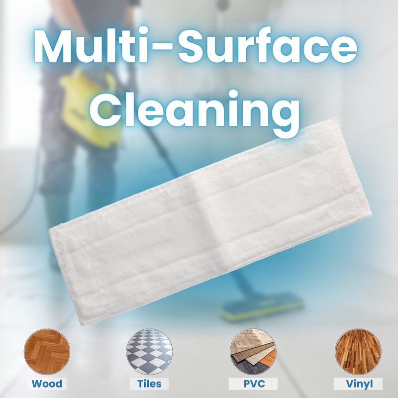 5-Pack Microfibre Replacement Mop Pads – Compatible with Kärcher EasyFix SC2 / SC3 / SC4 / SC5