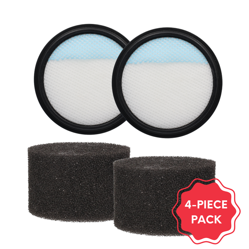Replacement Pre-Motor and Sponge Filter Set (Finest-Filters) Compatible with Vax Blade Tiger 32V 24V and more