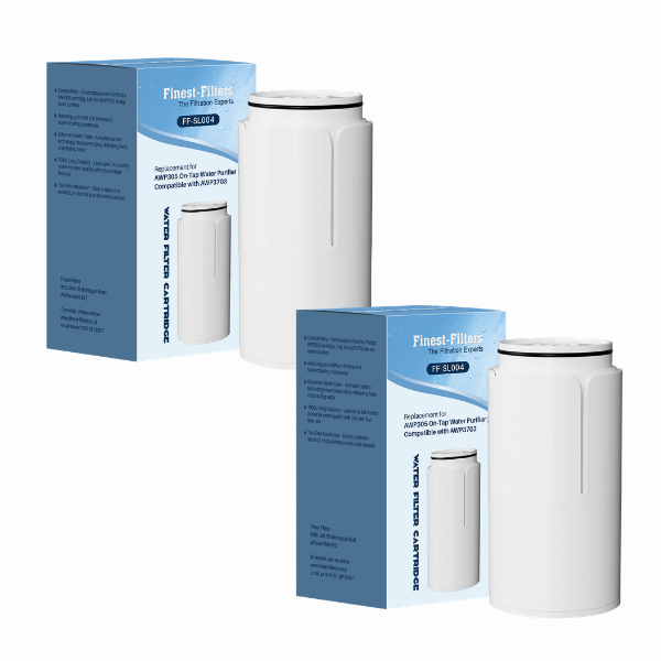 Replacement Water Filter Cartridges Compatible with Philips On-Tap Purifiers AWP3703 & AWP305