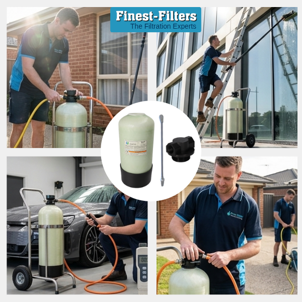 DI Pressure Vessel with Distribution Pipe and Lid (9.2L or 25.2L)