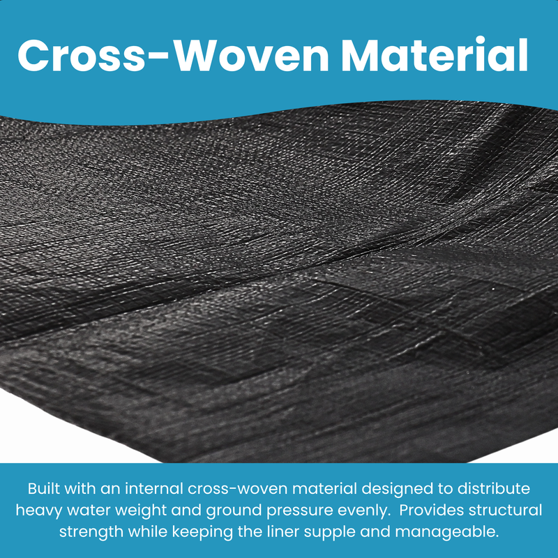 0.35mm HDPE Pond Liner & Underlay Options - 40yr Guarantee (2x2m - 9x12m)