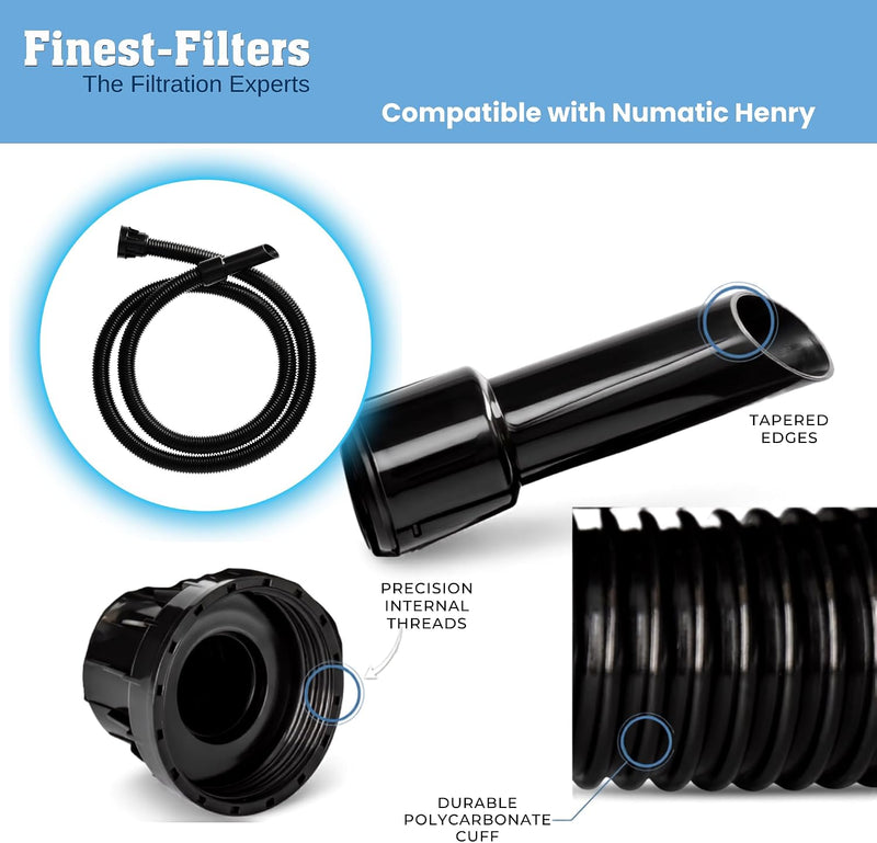 Finest-Filters Vacuum Hose Compatible with Henry Hoover - 2.5m