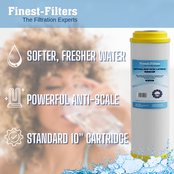10" Anti Limescale Water Softening Filter Cartridge - FF-10"-SOFT