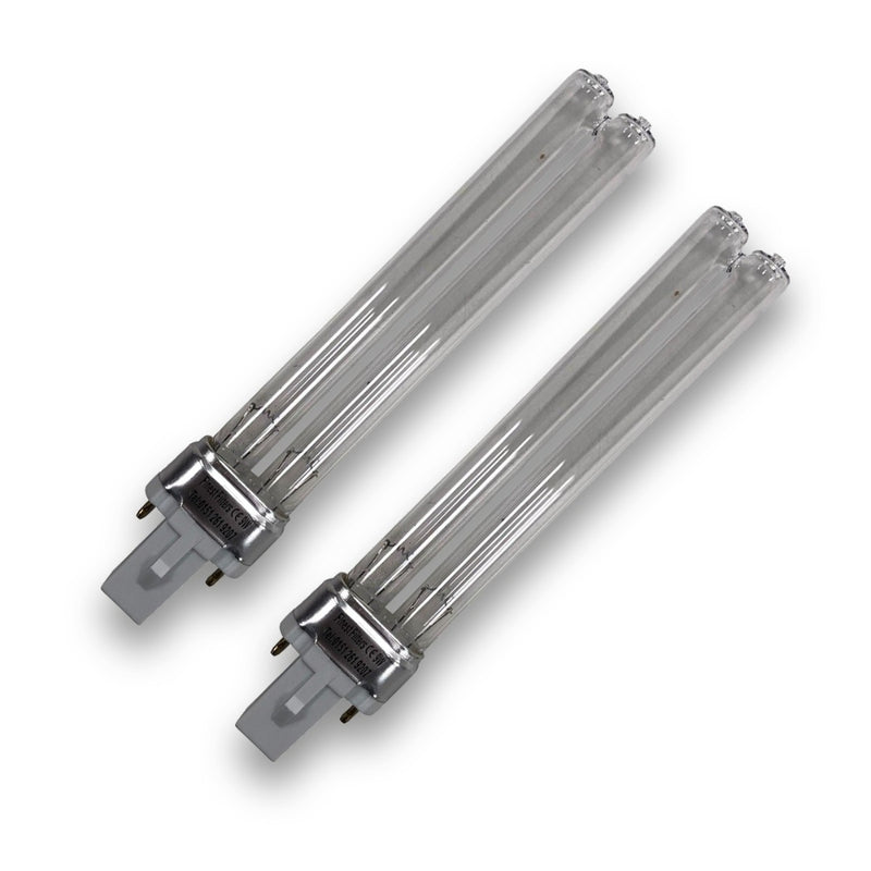 9w UV Bulbs PLS Fitting - Twin Pack