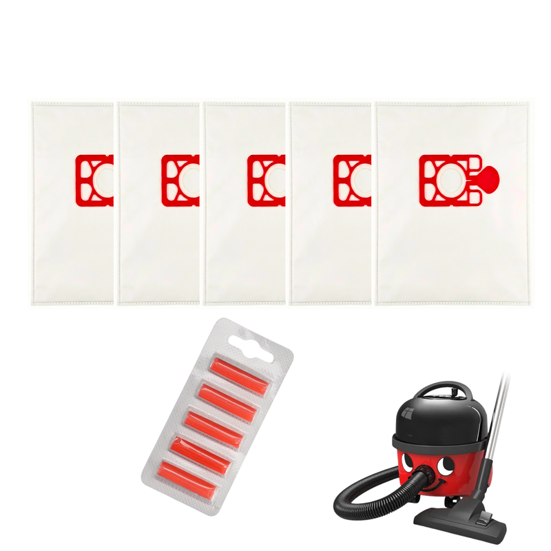 Finest-Filters Compatible Cylinder Vacuum Bags for HVR200 9L Henry, Hetty, James & Harry