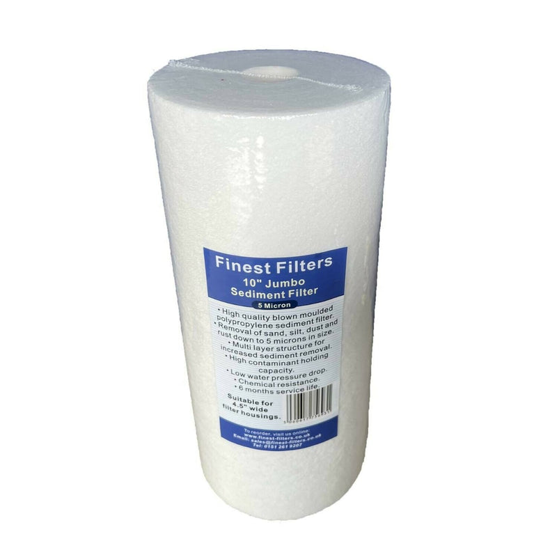 10" Reverse Osmosis RO Jumbo Sediment Filter (4.5" Diameter)