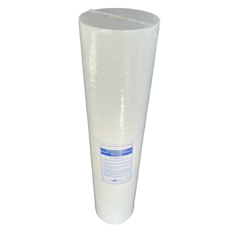 20" Jumbo Sediment and Carbon Block Pre Filters Set (4.5" Diameter)