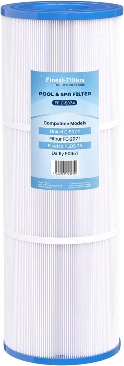 Spa Filter Cartridge For Pleatco PLBS75 / Unicel C-5374 - FF-C-5374