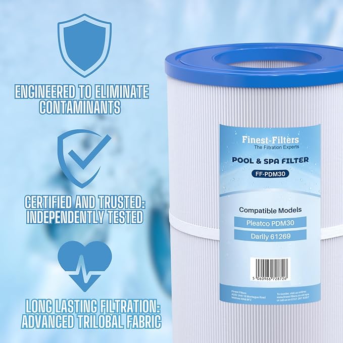 Spa Filter Cartridge For Pleatco PDM30 - FF-PDM30