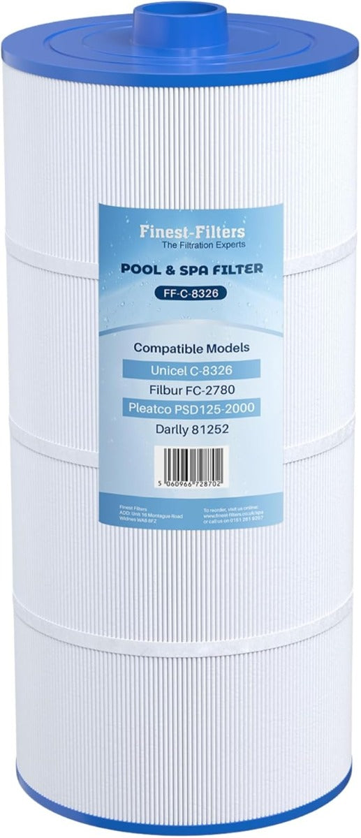 Spa Filter Cartridge For Pleatco PSD125-2000 / Unicel C-8326 - FF-C-8326