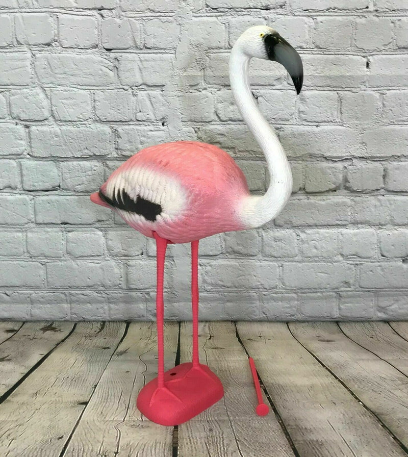 Pink Flamingo Garden Pond Decor