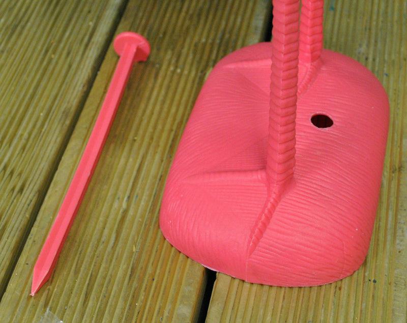 Pink Flamingo Garden Pond Decor