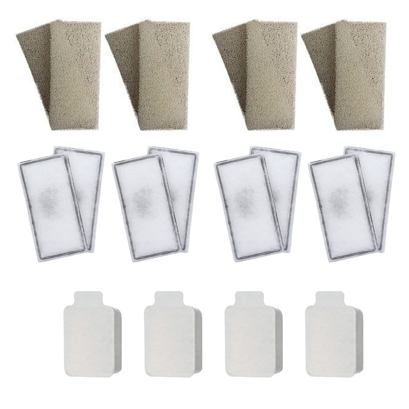 8 x Compatible Fluval U2 Foams + 8 x PolyMax Filters + 4 x Clean & Clear Cartridges