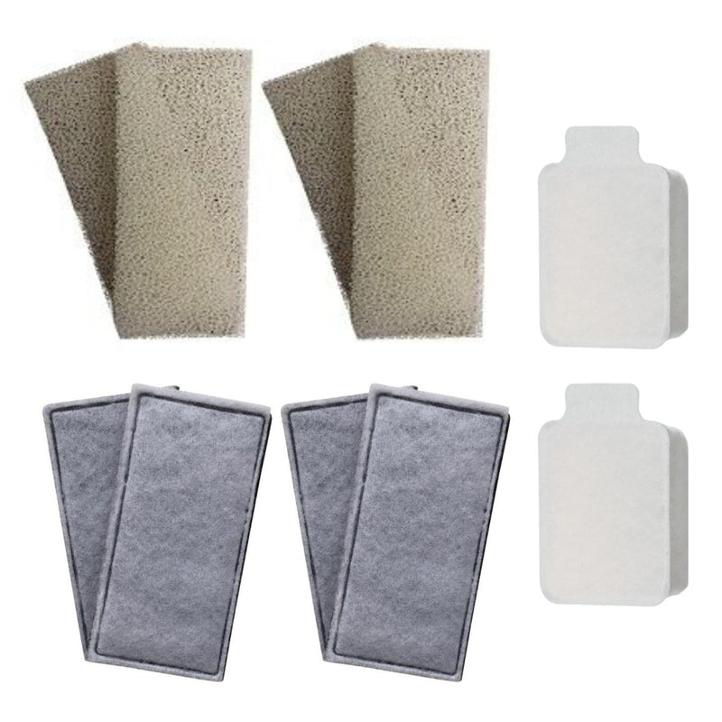 4 x Compatible Fluval U2 Foams + 4 x Polycarbon Filters + 2 x Clean & Clear Cartridges