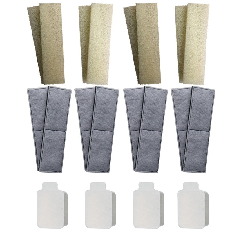 8 x Compatible Fluval U4 Foams + 8 x Polycarbon Filters + 4 x Clean & Clear Cartridges