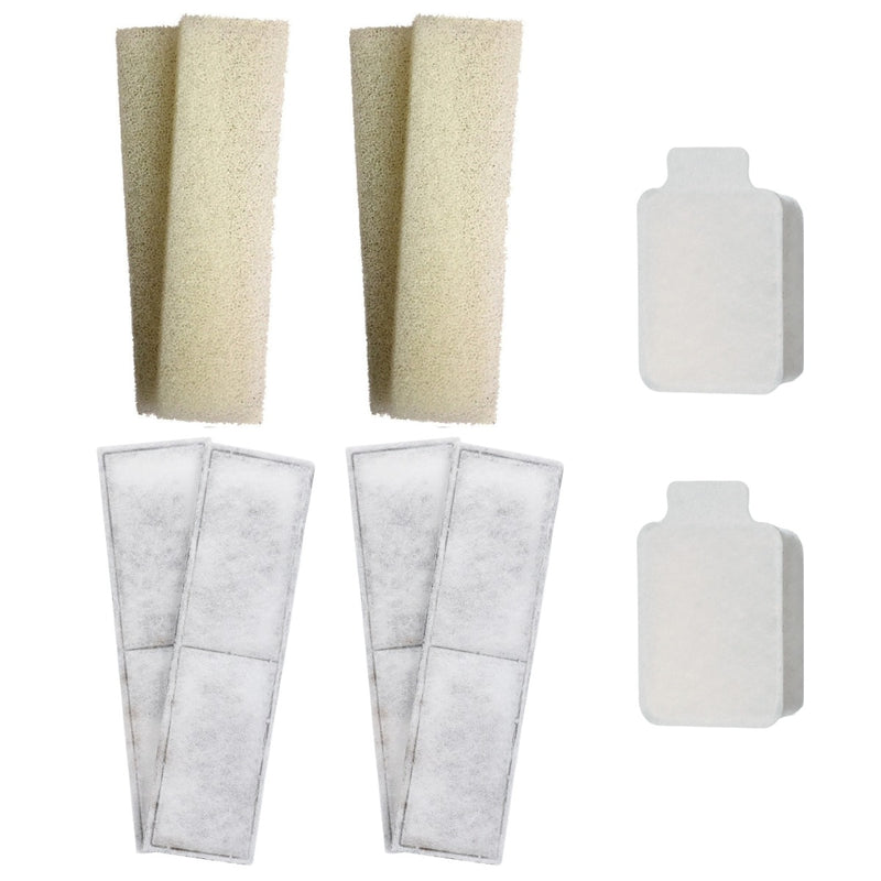 8 x Compatible Fluval U4 Foams + 8 x PolyMax Filters + 4 x Clean & Clear Cartridges