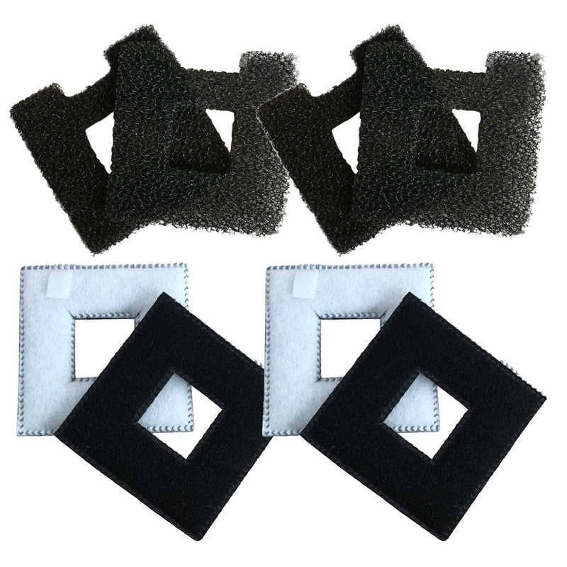 4 x Compatible Fluval Chi Filter Cartridges and 4 x Foam Pads
