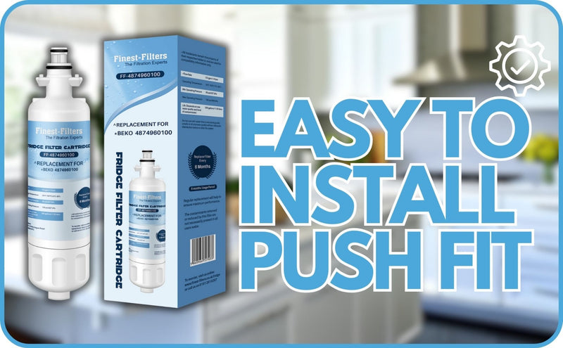 Compatible with Beko 4874960100 Fridge Water Filter (2 Pack)